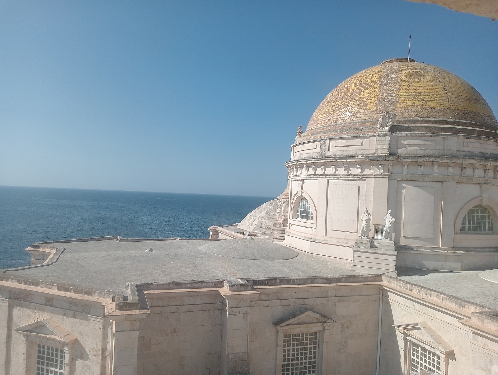 on top of Cathedral tower  -  view of the city